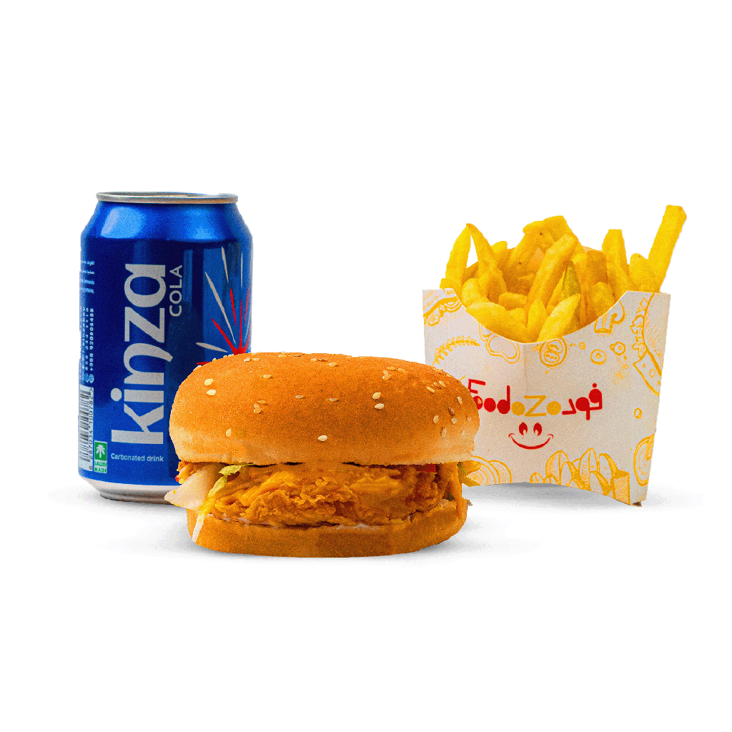 ZINGER CHICKEN BURGER MEAL