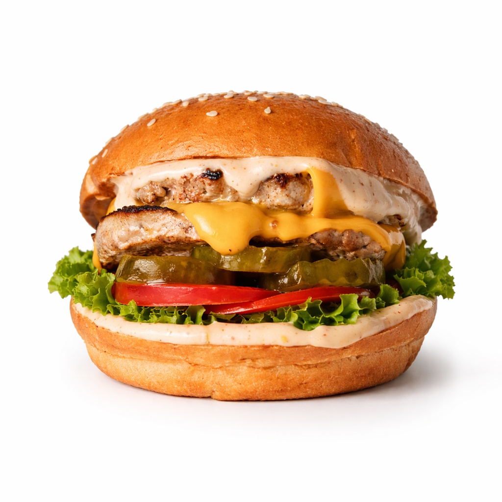 Double American Hum Burger