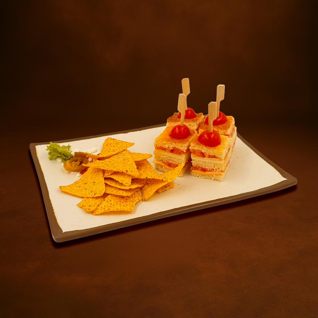 Four Cheese Sandwich on Toast Bread