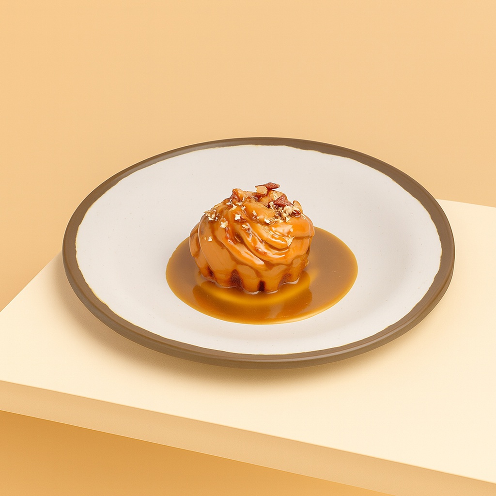 Bubka with toffee sauce