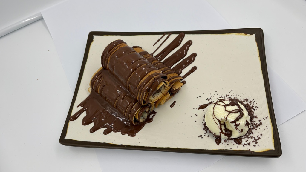 Nutella Kunafa Crepe