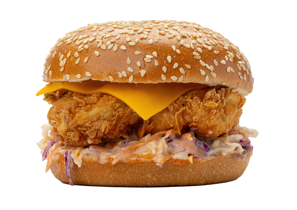 Caesar chicken burger