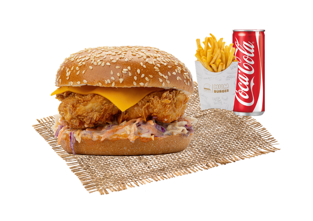 Fried chicken caesar meal