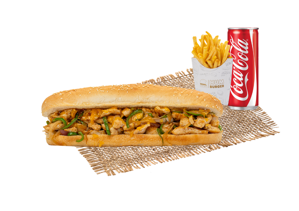 Chicken steak meal