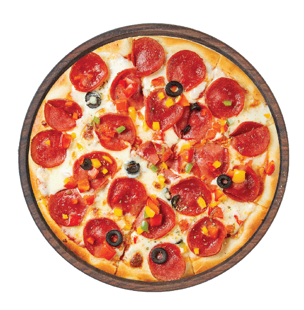 Large Pepperoni and Vegetables Pizza