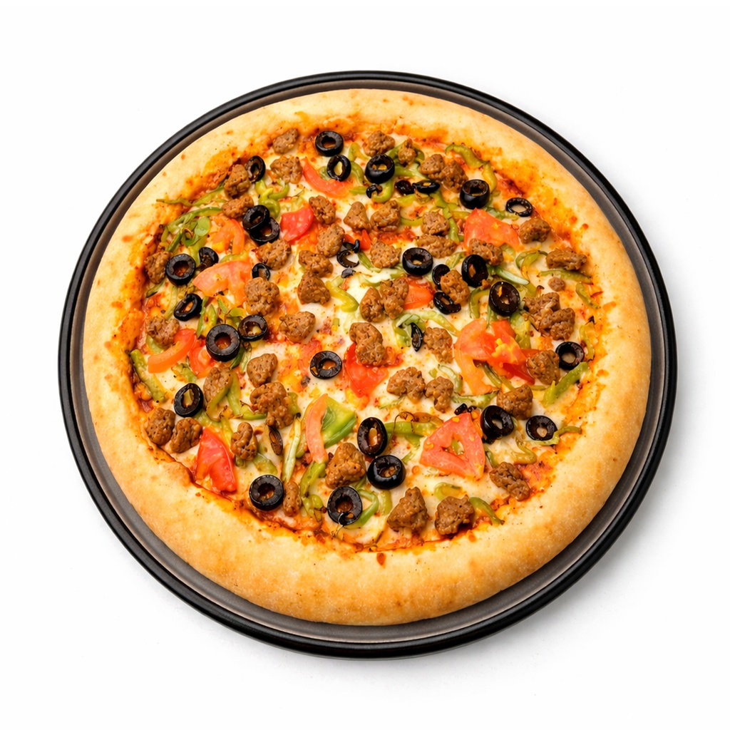 Large Beef and Vegetables Pizza