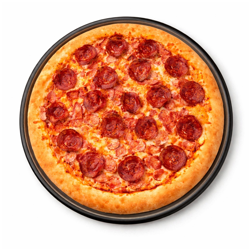 Large Pepperoni and hot dog Pizza