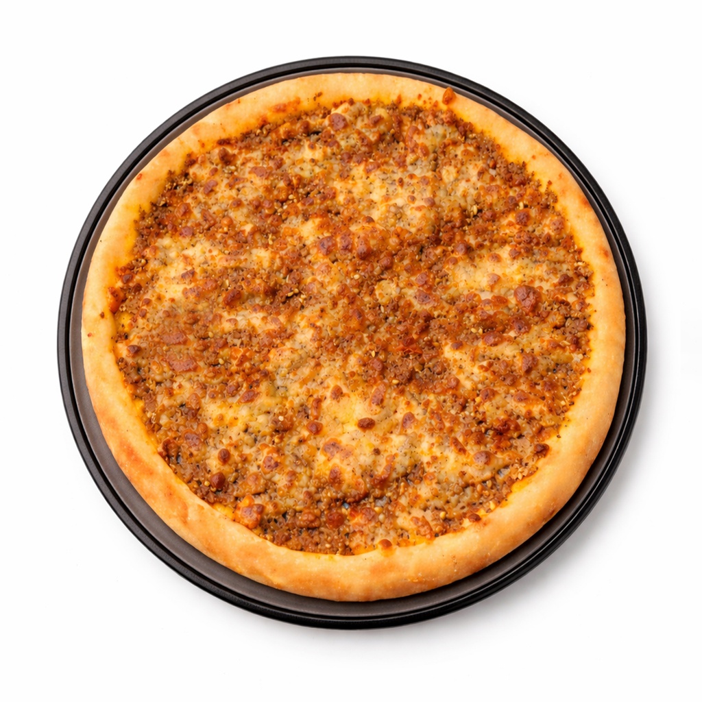 Large Cheese and Zaatar Pizza