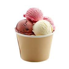 THREE SCOOPS ICE CREAM – CUP