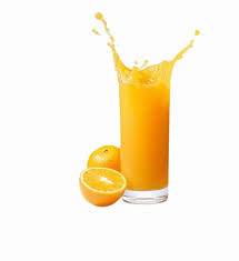 Large fresh orange juice