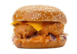 Maple chicken burger