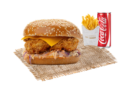 Fried chicken caesar meal