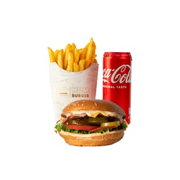 Double American Hum Burger Meal