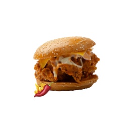 Maple chicken burger