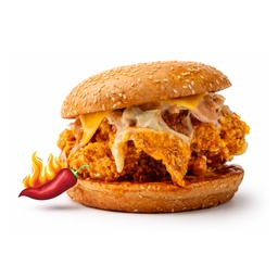 Maple chicken burger