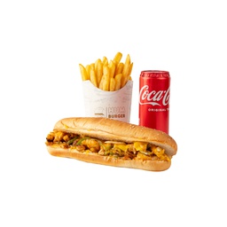 Chicken steak meal